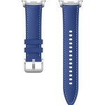 Strap For Samsung Watch 8, Leather Tpu /blue/ OEM