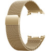 Strap For Samsung Watch 8, Milanese Loop, Metal /gold/ OEM