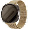 Strap For Samsung Watch 8, Milanese Loop, Metal /gold/ OEM