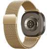 Strap For Samsung Watch 8, Milanese Loop, Metal /gold/ OEM