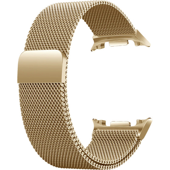 Strap For Samsung Watch 8, Milanese Loop, Metal /gold/ OEM