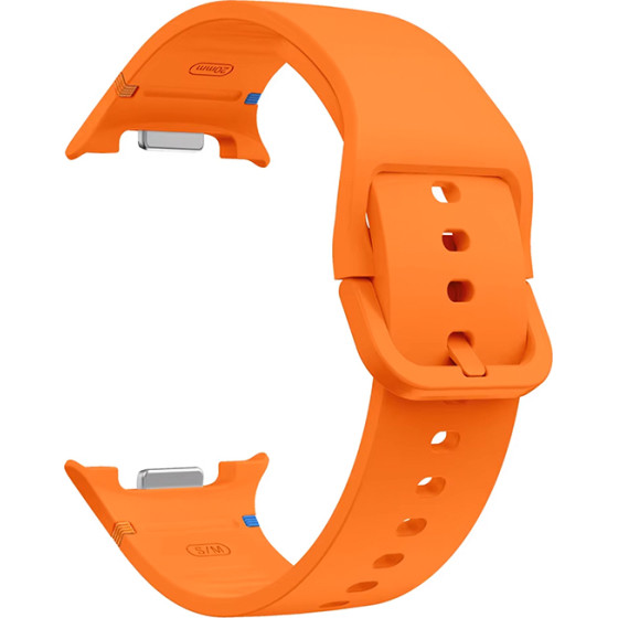 Strap For Samsung Watch 8, Sport Band, Silicone /orange/ OEM