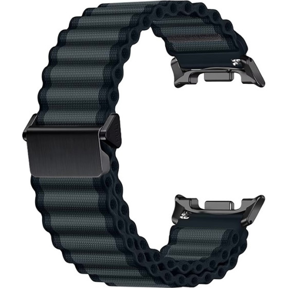 Strap For Samsung Watch Ultra 47mm, Official Trail Band, Textile /black/ OEM