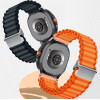 Strap For Samsung Watch Ultra 47mm, Official Trail Band, Textile /grey/ OEM