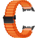Strap For Samsung Watch Ultra 47mm, Official Trail Band, Textile /orange/ OEM