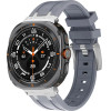 Strap For Samsung Watch Ultra 47mm, Silicone Active Band, Silicon /grey/ OEM