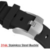 Strap For Samsung Watch Ultra 47mm, Silicone Active Band, Silicon /grey/ OEM