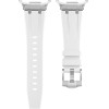 Strap For Samsung Watch Ultra 47mm, Silicone Active Band, Silicon /white/ OEM
