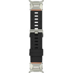 Strap For Samsung Watch Ultra 47mm, Silicone Performance Trail, Silicon /black/ OEM