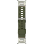 Strap For Samsung Watch Ultra 47mm, Silicone Performance Trail, Silicon /green/ OEM