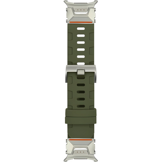 Strap For Samsung Watch Ultra 47mm, Silicone Performance Trail, Silicon /green/ OEM