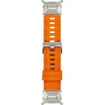 Strap For Samsung Watch Ultra 47mm, Silicone Performance Trail, Silicon /orange/ OEM