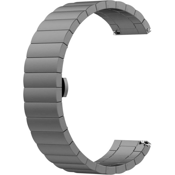 Strap For Smart Watch 20mm Deluxe Strap /Dark gray/ OEM