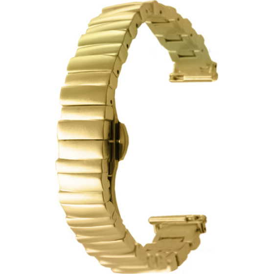 Strap For Smart Watch 20mm Slim Stainless band, ?????? /gold/ OEM