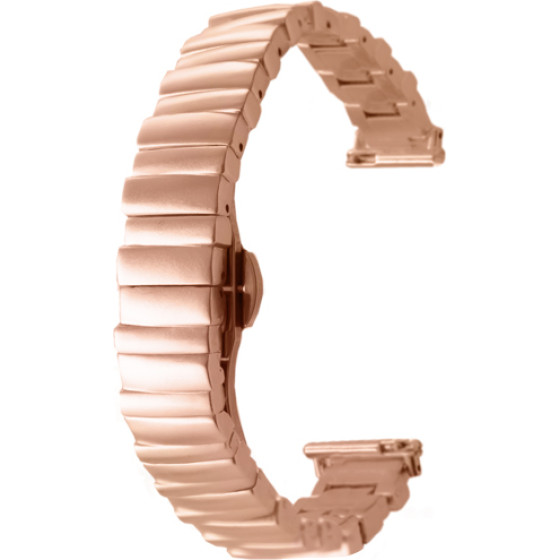Strap For Smart Watch 20mm Slim Stainless band, ?????? /Rose gold/ OEM