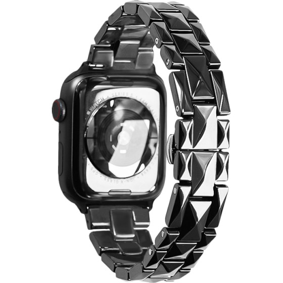 Strap For Smart Watch 20mm, Ceramic Strap, Ceramic /black/ OEM