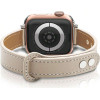 Strap For Smart Watch 20mm, Elegant Slim Leather Strap, Leather /hazelnut/ OEM