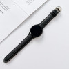 Strap For Smart Watch 20mm, Leather Classic Buckle Strap, Leather /black/ OEM