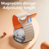 Strap For Smart Watch 20mm, Magnet Strap, Silicon /Milk tea/ OEM