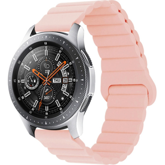 Strap For Smart Watch 20mm, Magnet Strap, Silicon /pink/ OEM