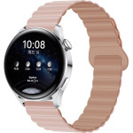 Strap For Smart Watch 20mm, Magnet Strap, Silicon /Powder With Rose grey/ OEM