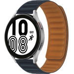 Strap For Smart Watch 20mm, Magnetic Strap, Silicon /Dark blue/ OEM