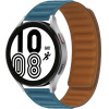 Strap For Smart Watch 20mm, Magnetic Strap, Silicon /Light blue/ OEM