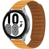 Strap For Smart Watch 20mm, Magnetic Strap, Silicon /Light orange/ OEM