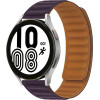 Strap For Smart Watch 20mm, Magnetic Strap, Silicon /purple/ OEM
