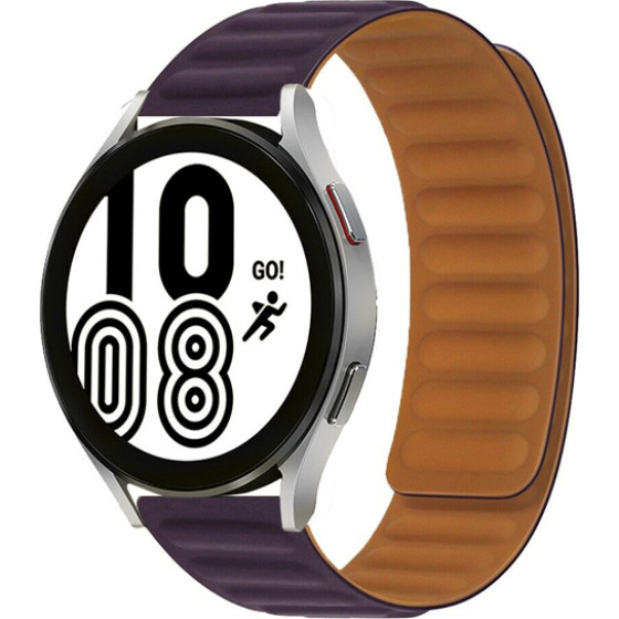 Strap For Smart Watch 20mm, Magnetic Strap, Silicon /purple/ OEM