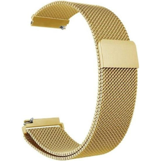 Strap For Smart Watch 20mm, Milanese Loop /gold/ OEM