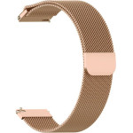 Strap For Smart Watch 20mm, Milanese Loop /Rose Gold 2/ OEM