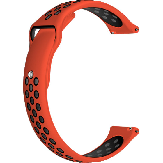 Strap For Smart Watch 20mm, Silicon Sport Strap, Silicon /black/ OEM