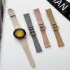 Strap For Smart Watch 20mm, Vintage Leather Strap, textil??? /brown/ OEM