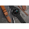 Strap For Smart Watch 22mm, Leather Premium Strap, Leather /ink/ OEM