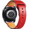 Strap For Smart Watch 22mm, Leather Skin Strap, Leather /red/ OEM
