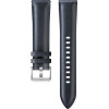 Strap For Smart Watch 22mm, Leather Strap, Leather /blue/ OEM