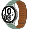 Strap For Smart Watch 22mm, Magnetic Strap, Silicon /Light green/ OEM