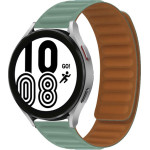 Strap For Smart Watch 22mm, Magnetic Strap, Silicon /Light green/ OEM