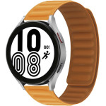 Strap For Smart Watch 22mm, Magnetic Strap, Silicon /Light orange/ OEM