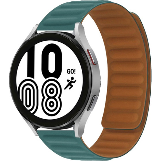Strap For Smart Watch 22mm, Magnetic Strap, Silicon /turquoise/ OEM