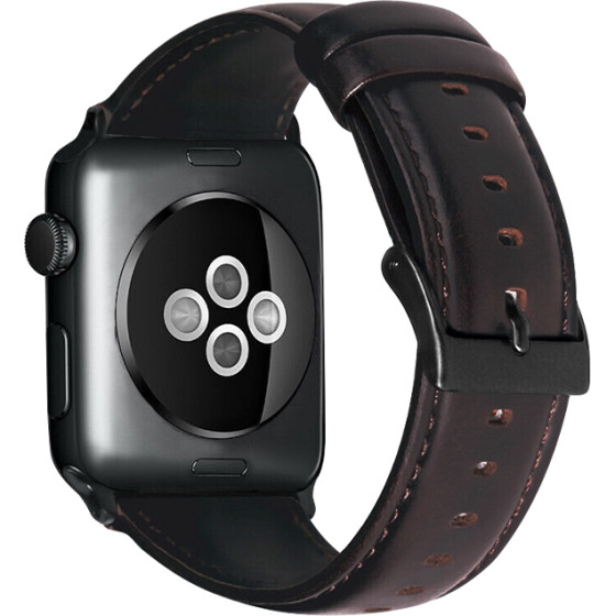 Strap For Smart Watch 22mm, Retro Leather Strap, Leather /brown/ OEM