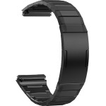 Strap For Smart Watch GT5 Pro, Metal Titanium, Steel /black, Official Huawei GT5 Pro/ OEM