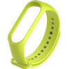 Strap For Xiaomi Mi Band 3/4, Silicon Strap, Silicon /lime/ OEM