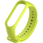 Strap For Xiaomi Mi Band 3/4, Silicon Strap, Silicon /lime/ OEM