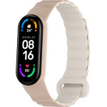 Strap For Xiaomi Mi Band 3/4/5/6/7, Magnet Strap /Nude + Starlight/ OEM