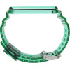 Strap For Xiaomi Mi Band 3/4/5/6/7, Transparent Silicone Strap /green/ OEM