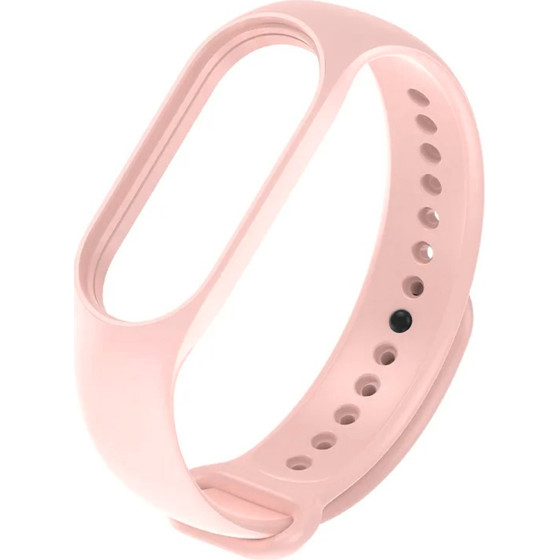 Strap For Xiaomi Mi Band 5/6, Silicon Strap, Silicon /Light pink/ OEM