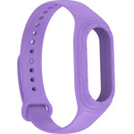 Strap For Xiaomi Mi Band 8 With case?, Silicon /Light purple/ OEM