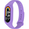 Strap For Xiaomi Mi Band 8 With case?, Silicon /Light purple/ OEM